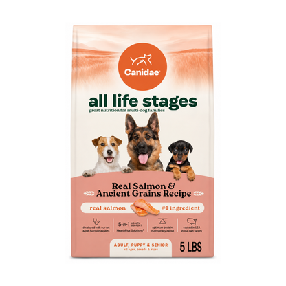 Alimento Canidae Salmón y Granos 5LB