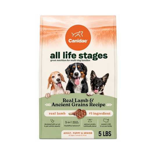 Alimento Canidae de Cordero y Granos Para Perros 5LB
