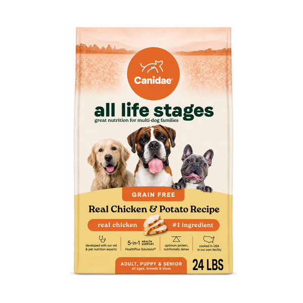 Alimento Canidae de Pollo y Papas Para Perros 24LB
