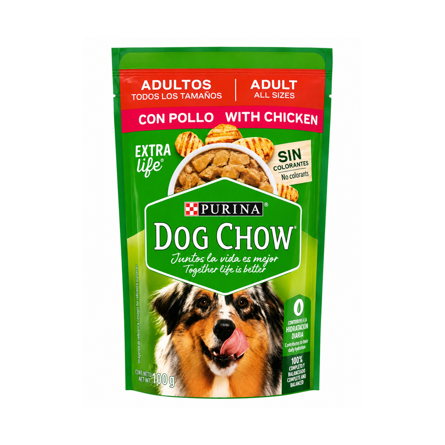 DOG CHOW POLLO POUCH 100G MX
