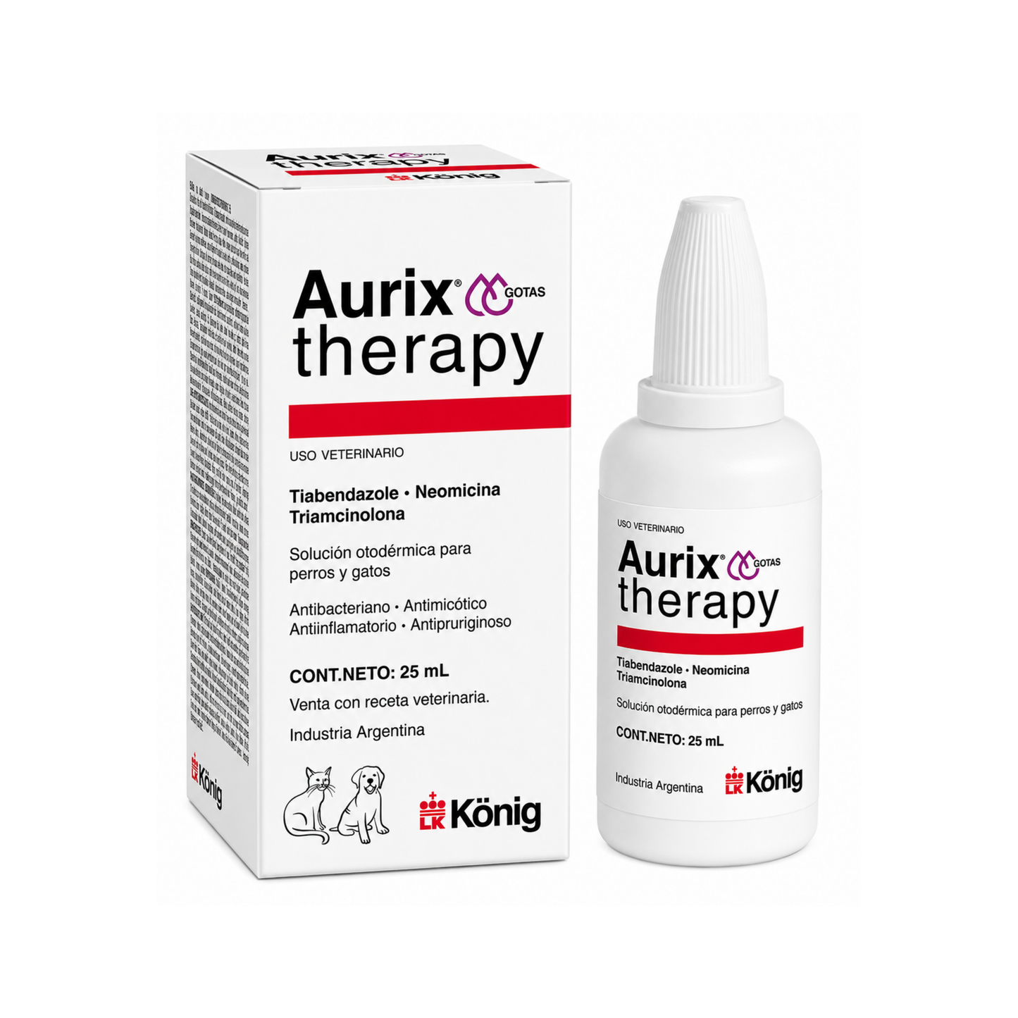 Solución Otodérmica Aurix Therapy 25ML