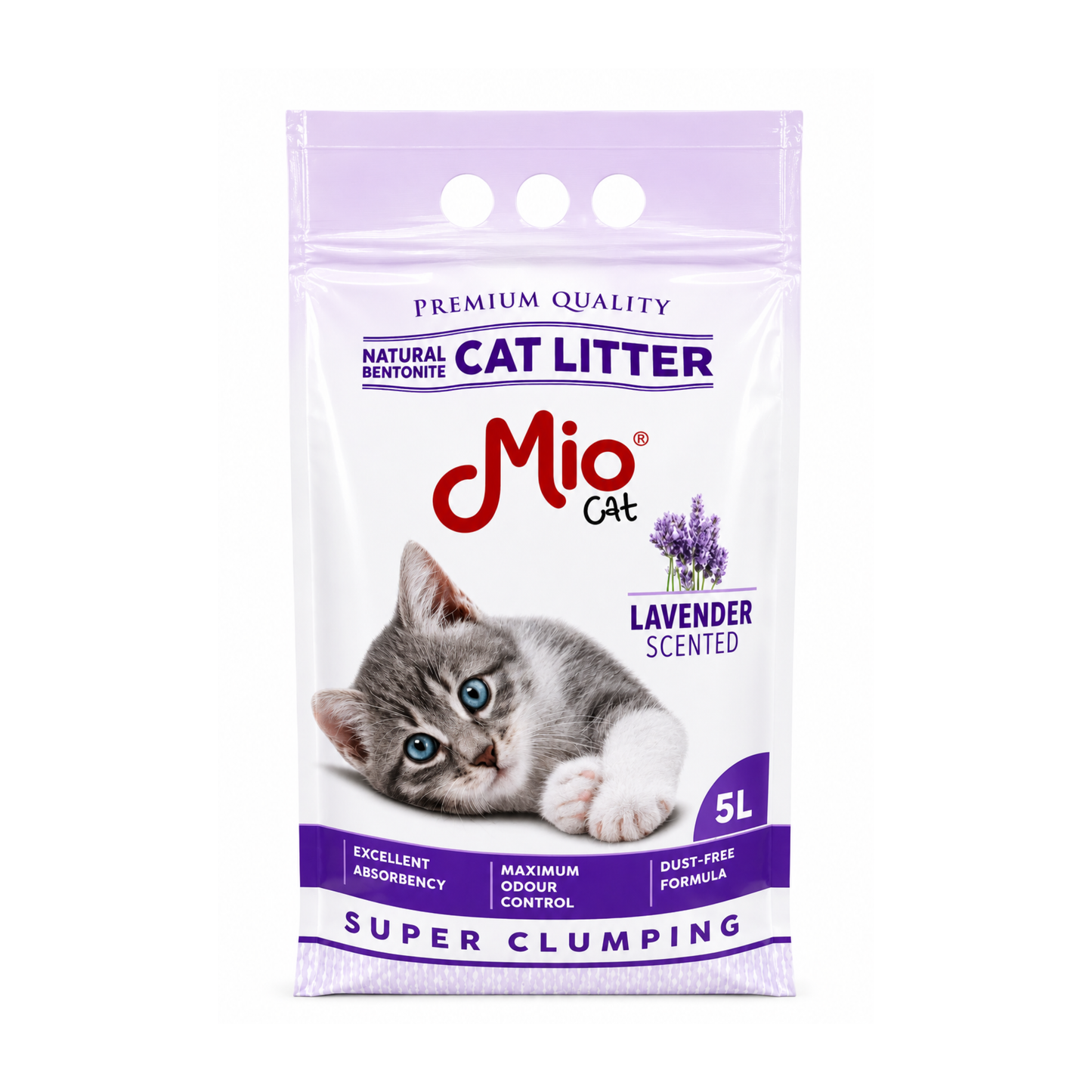 Mio Arena Estandar Lavanda para Gato 5 L