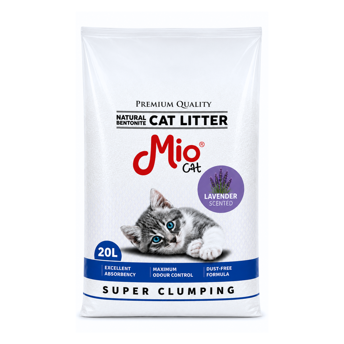 Mio Arena Compacta Lavanda para Gato 20 L