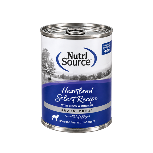 Alimento NutriSource en Lata Perro GR Heartland 13Oz