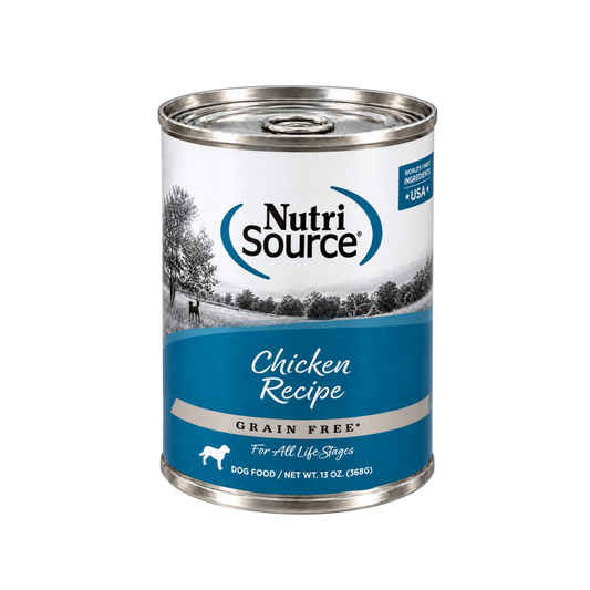 Alimento NutriSource en Lata Perro de Pollo 13Oz