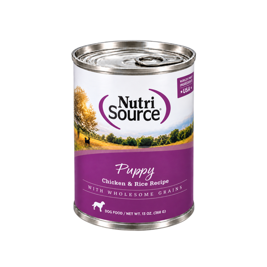 Alimento NutriSource en Lata Cachorro de Pollo 13 Oz