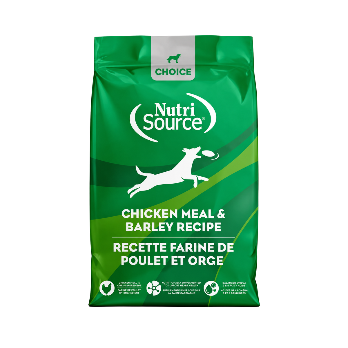 Alimento Nutri Source para perros de pollo y cebada 5LB