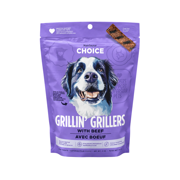 Snack Grillers Nutri Source para perros de carne 12Oz