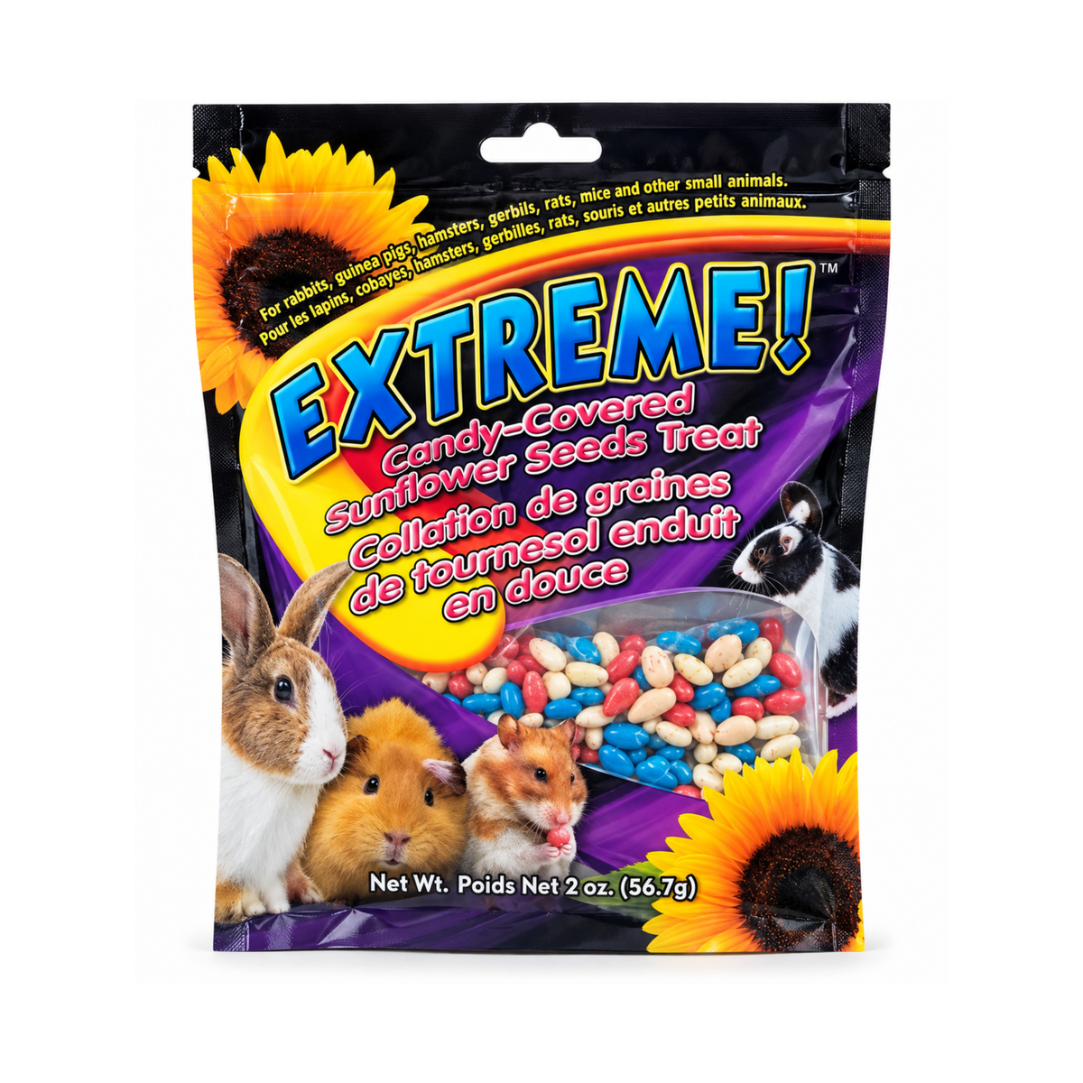 Snack extreme girasol dulce para pequeñas especies 2Oz