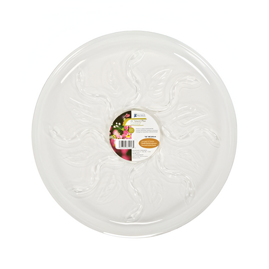 Plato Transparente para Potes 14"