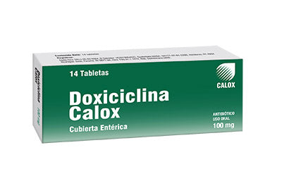 Doxiciclina C/E 100 Mg 14 Tabs