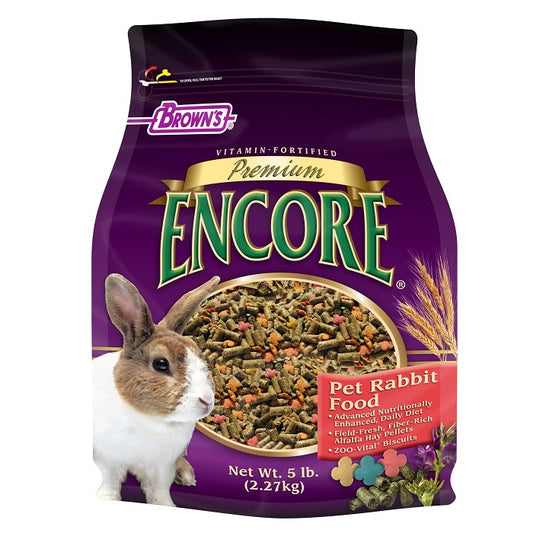 Alimento Browns Encore Premium para Conejo