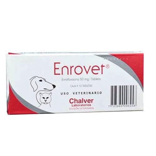 Enrovet 50Mg Caja 10Tabletas