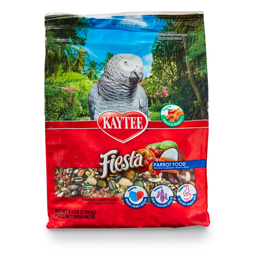 Alimento Kaytee Fiesta Maxi Loro 4.5 Lb