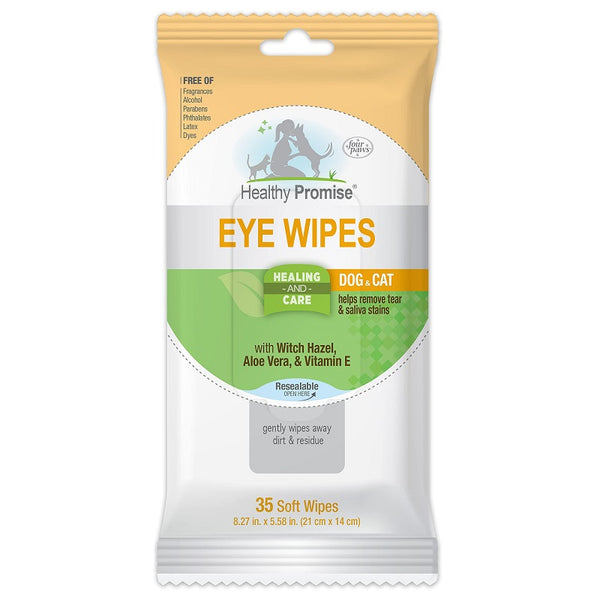 Personal Care PⅡ+ 4袋 Four Paws Paños para Limpiar Ojos de Perros y Gatos 35 uds – MELO