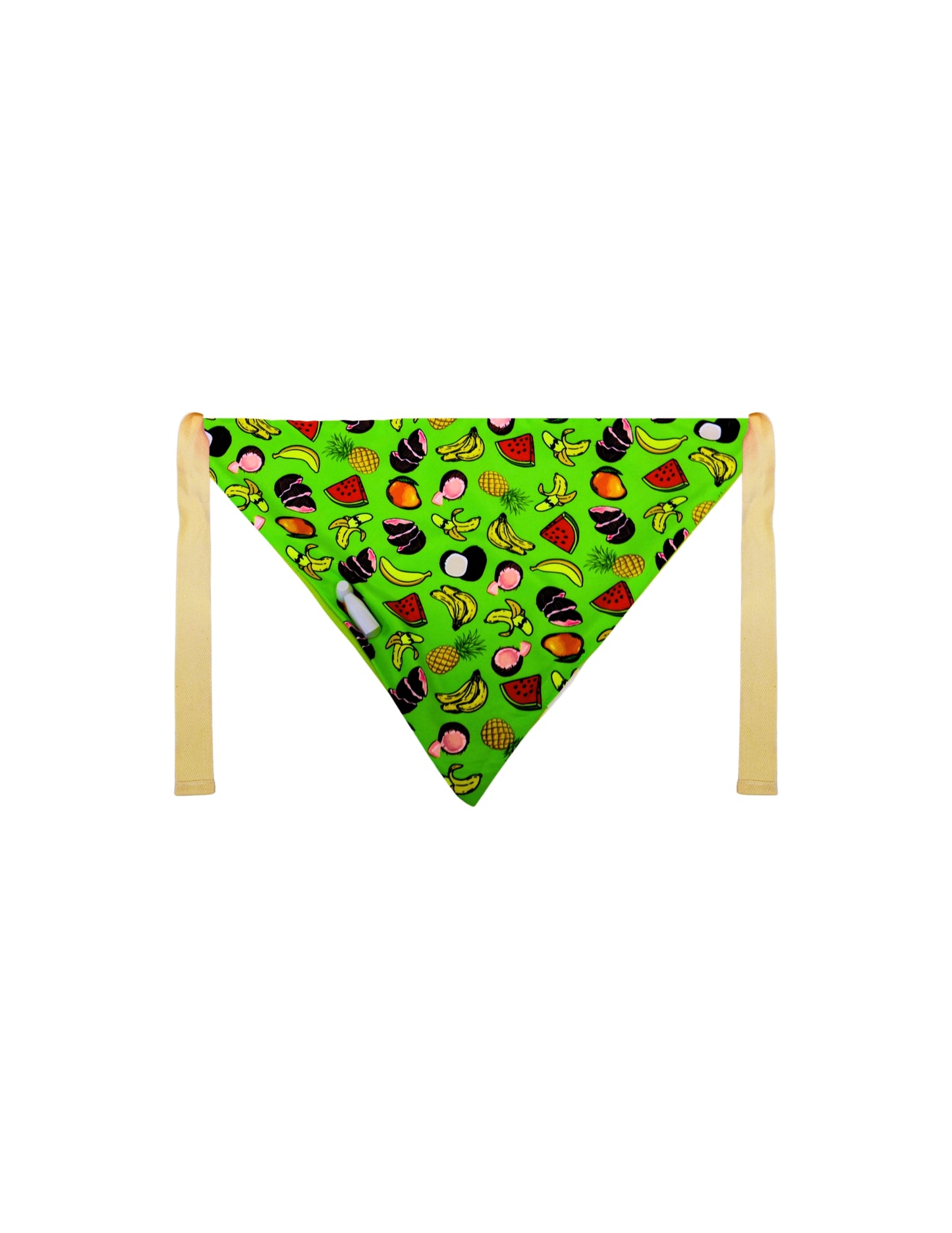 Bandanas Reversibles de Frutas Tropicales.