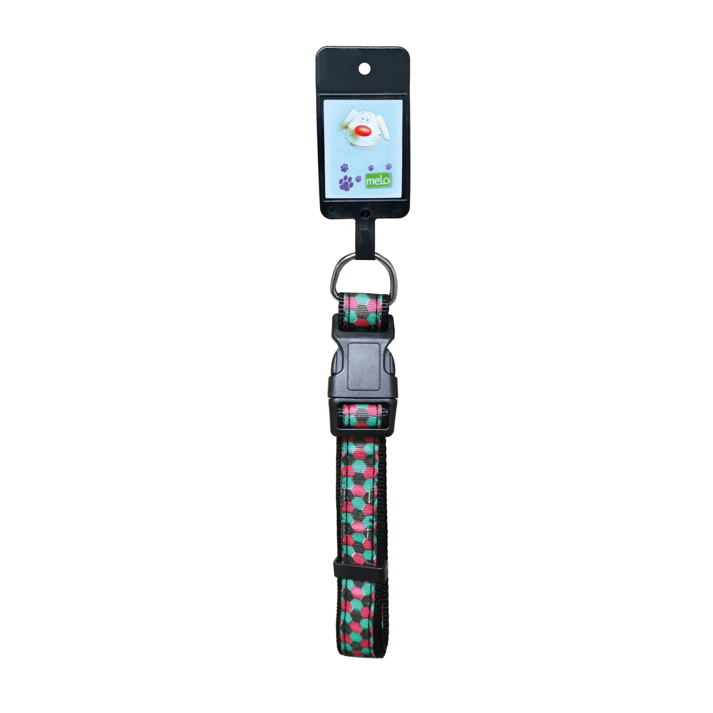 Collar Verde +Rosa - 48-70Cm