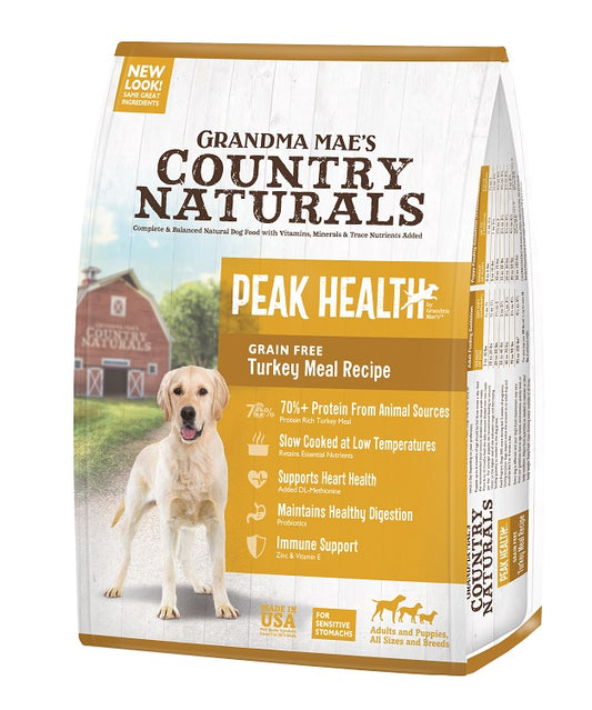 Alimento para Perro Grandma Mae's Grain Free Country Natural Pavo 12Lb