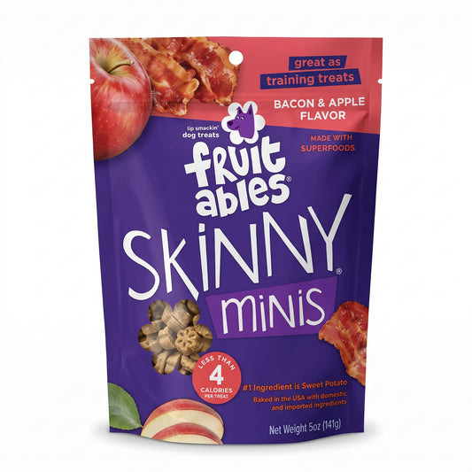 Mini Snack para perros sabor a manzana y tocino 5OZ