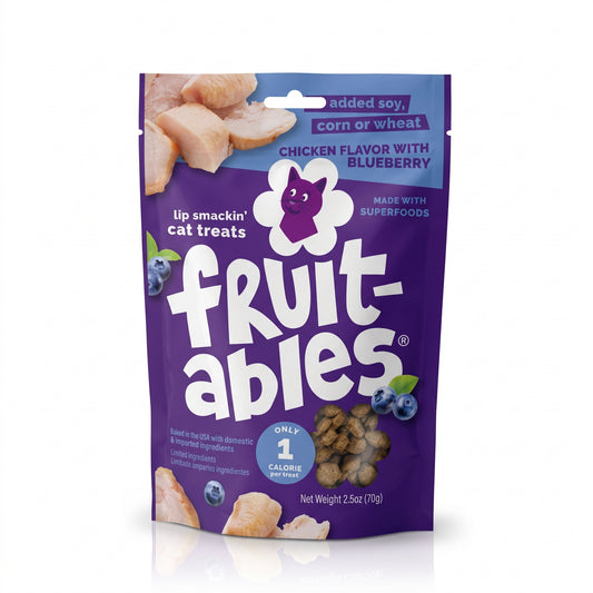 Fruit snack para gatos sabor a pollo y arándanos