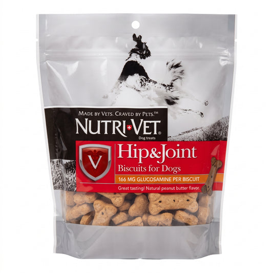 Galletas NutriVet para perros soporte de articulaciones sabor a maní