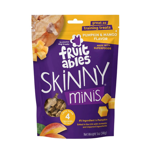 Mini Snack para perros de frutas calabaza y mango 5Oz