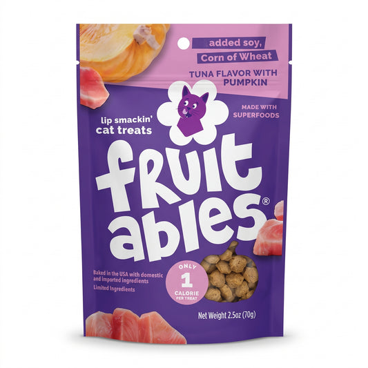 Snack para gatos sabor atún y calabaza