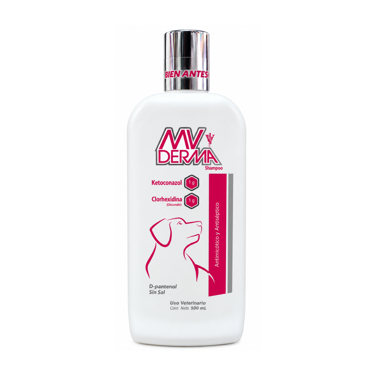 Shampoo Antimicótico & Antisépticos MV Derma- 16ONZ