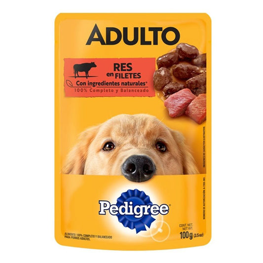 Pedigree Pouch Res Adulto 100GR