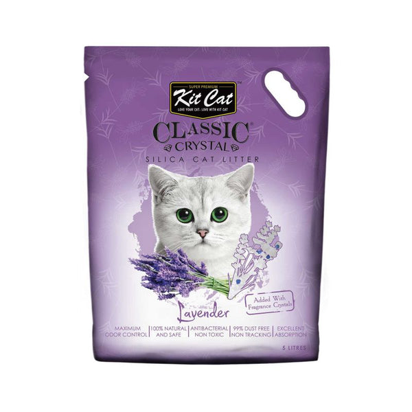 Arena para Gato KitCat De Cristales Olor Lavanda 5 L – MELO Pet