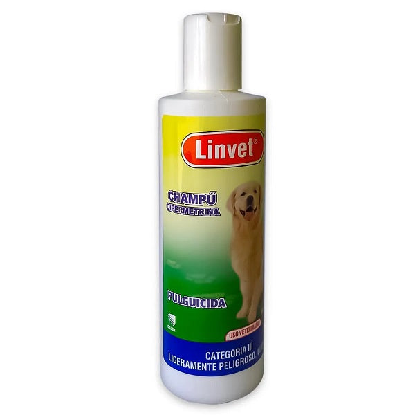 Champú Linvet con Cipermetrina 200 Ml