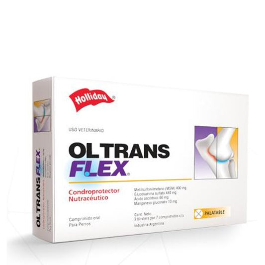 Medicamento Para Perros Senior Ol Trans Flex 21 Tabletas