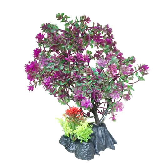 Planta Plástica Para Pecera Bonsai