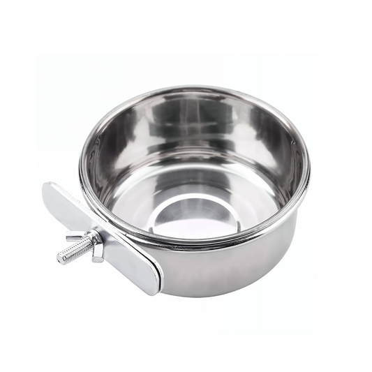 Plato Comedero de Aves Amarillo L