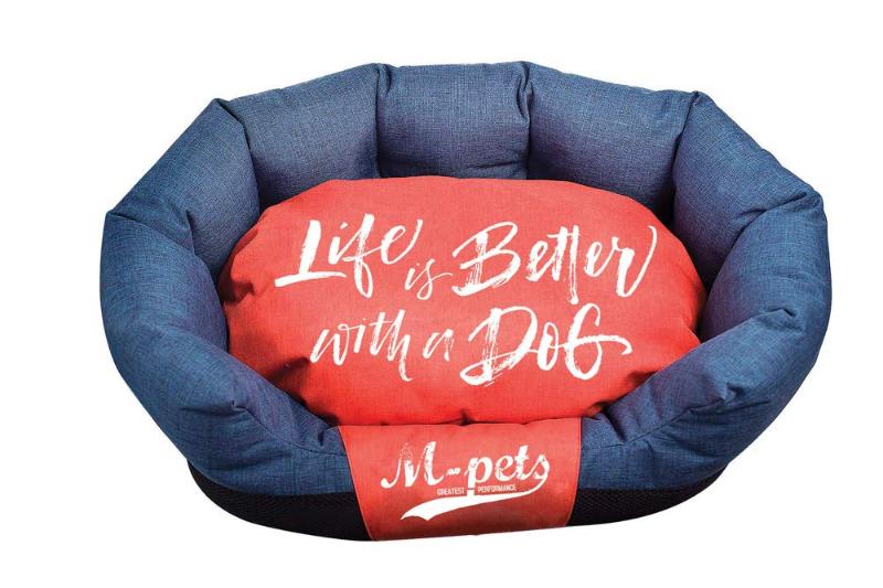 Cama para Perro M-Pets Prague Rojo/Azul