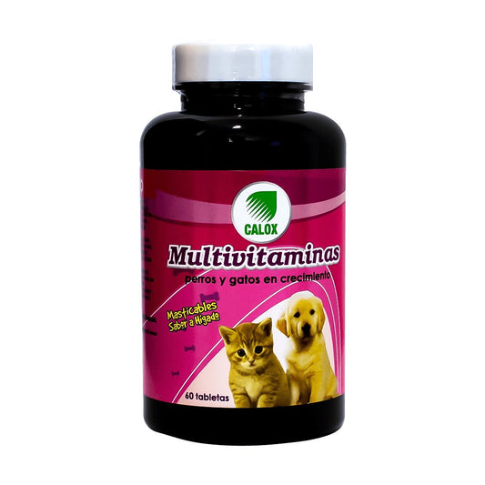 Multivitaminas para Perros y Gatos en Crecimiento 60Tabs