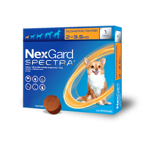 Desparasitante Interno y Externo para Perro Nexgard Spectra