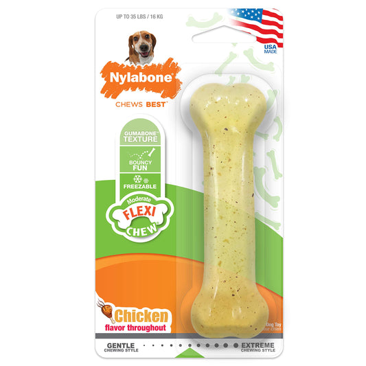 Nylabone Hueso Wolf Sabor Pollo