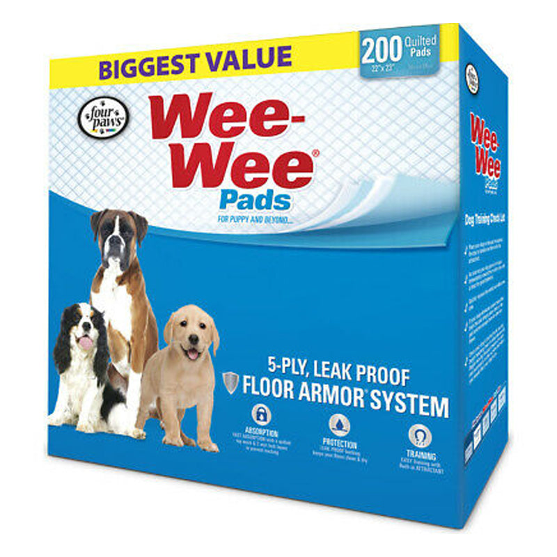 Pads para Perro Wee Wee Pad 22X33 200 unidades