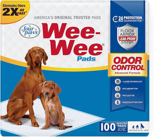 Pads para Perro Wee Wee Pad Control de Olor 100 unidades