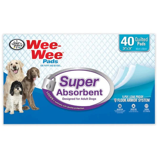 Pads para Perro Wee Wee Pad Extra Grande 40 unidades
