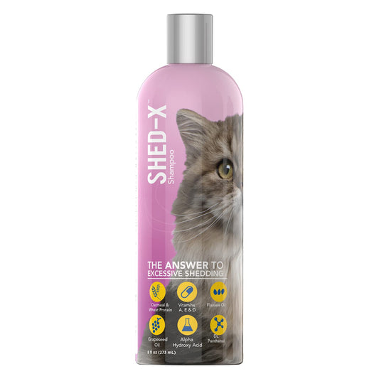 Shampoo Synergy Shed-X para Gatos 8 Oz