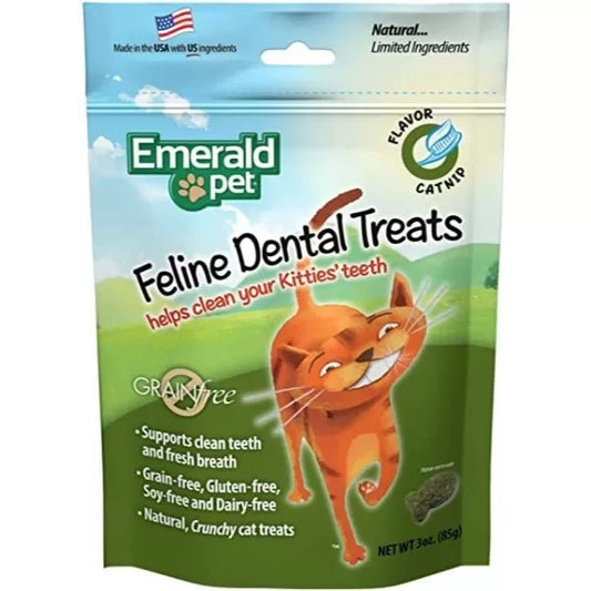 Snack Dental Emerald Pet Catnip para Gato 3 Oz