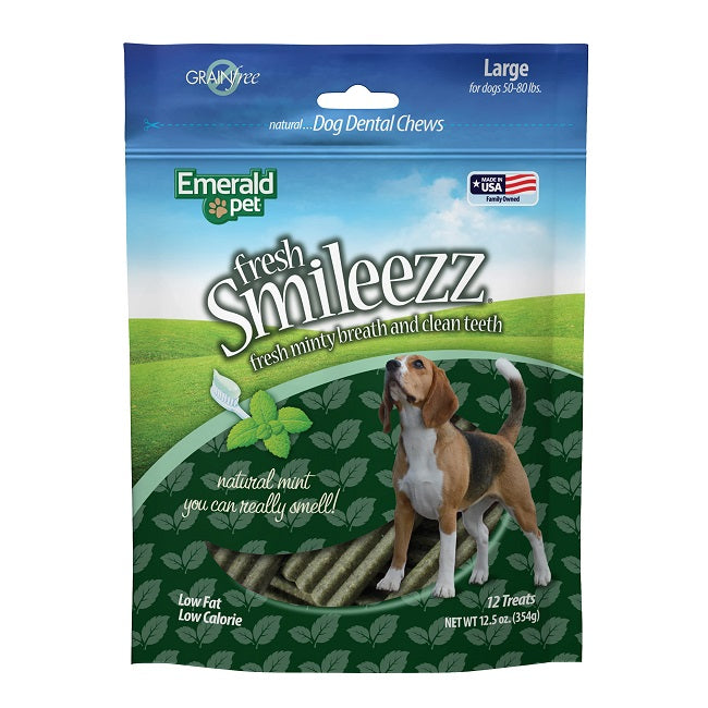 Snack Emerald Pet Smileez para Perro Grande 6.25 Oz