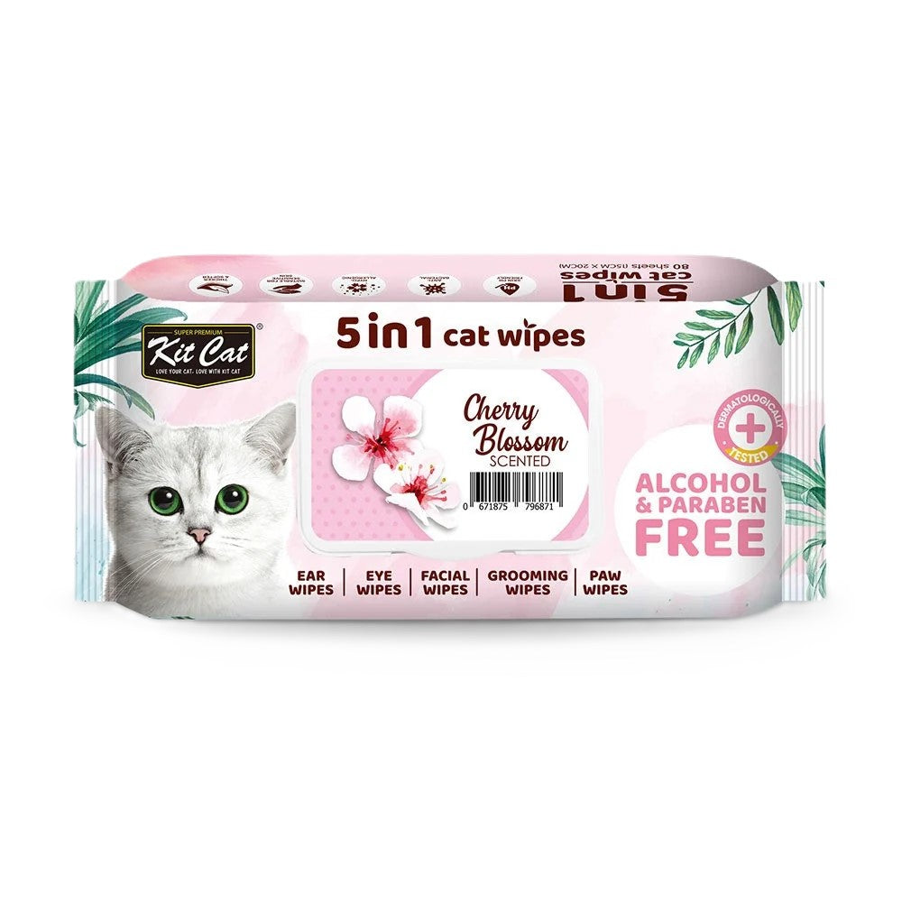 Kit Cat Toallitas Humedas Cherry Para Gato