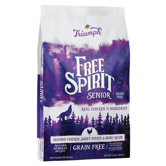 Alimento Seco Para Perros Senior Triumph Camote