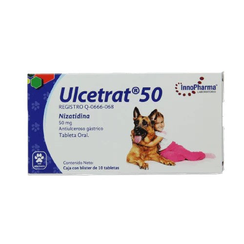 Ulcerat 50 MG 10 Tabletas