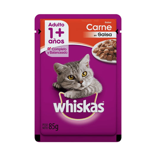Alimento Hùmedo Para Gatos Whiskas Pouch Res 85g