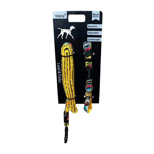 Guia y Collar Amarillo10Mm X 48"