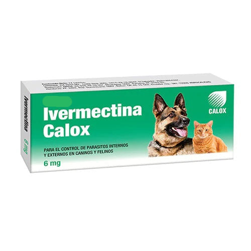 Ivermectina para Perros y Gatos de 6 MG